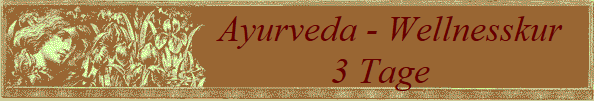 Ayurveda - Wellnesskur   
3 Tage     